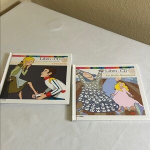 Children's Storybook Set with CDs Read, Listen, Play and Learn in Spanish